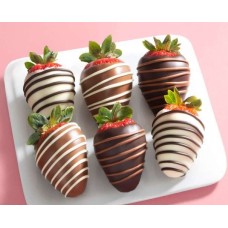 6pc Chocolate Dipped Strawberries
